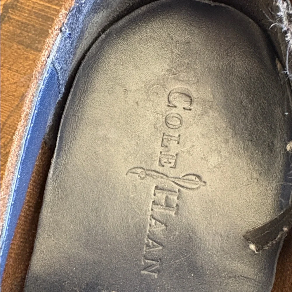 Cole Haan Brown Leather Slip-On Loafers